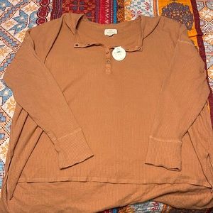 Offline by Aerie (American Eagle) Sienna Henley Long Sleeve